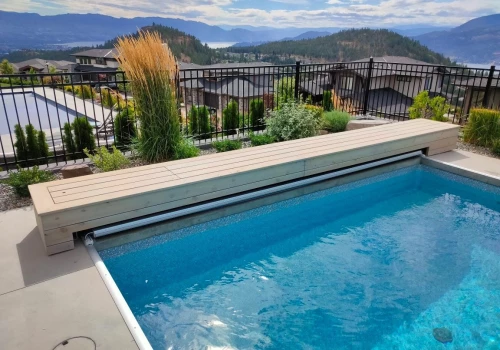 Kelowna Automatic Pool Cover Track Cover