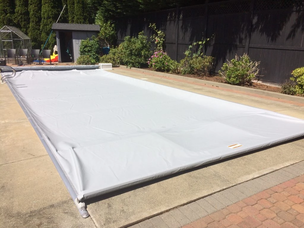 new auto safety cover installed