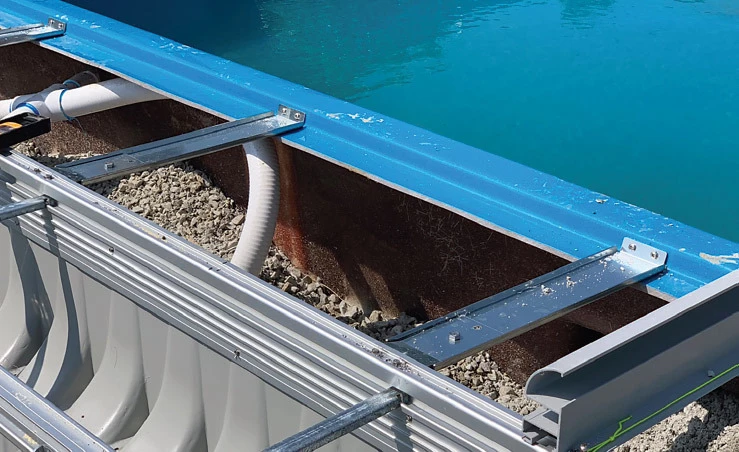 automatic pool cover brackets
